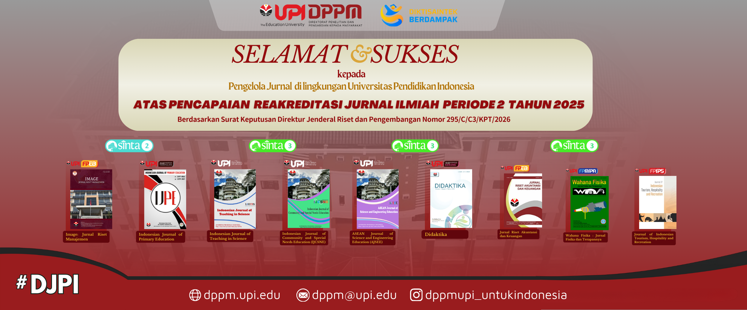 Reakreditasi Jurnal Ilmiah Periode 2 Tahun 2025