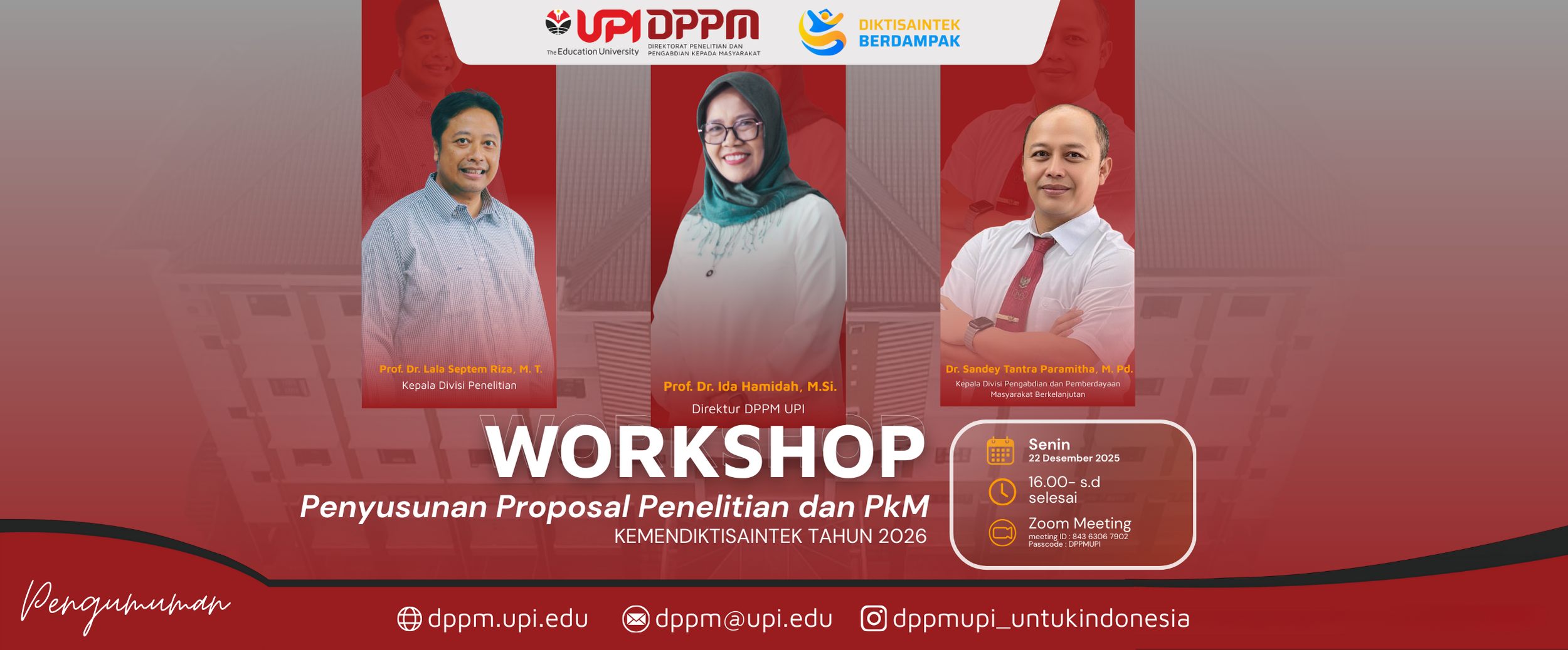 Penyusunan Proposal Penelitian dan PkM Kemendiktisaintek