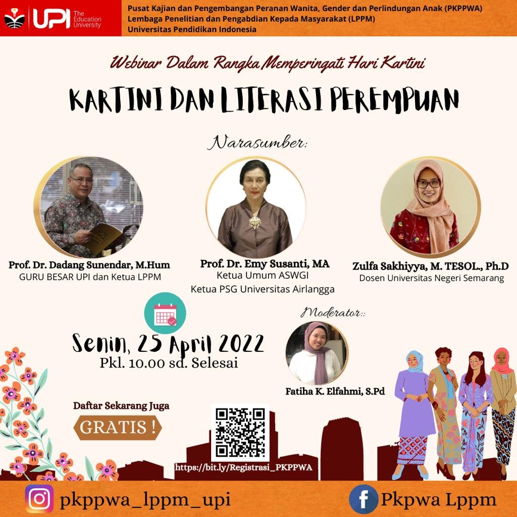 Webinar Dalam Rangka Memperingati Hari Kartini : Kartini dan Literasi Perempuan