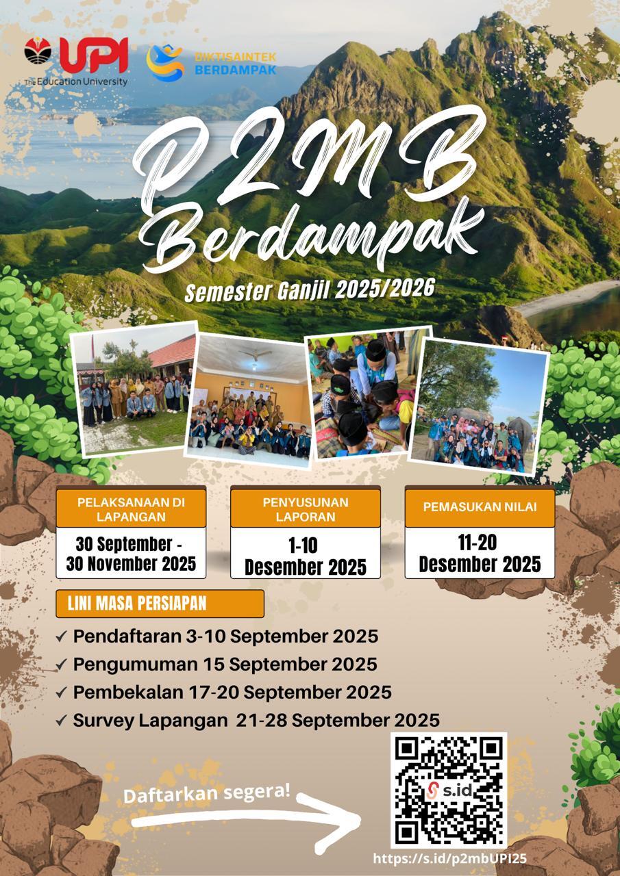 Open Recruitment P2MB Berdampak Semester Ganjil 2025/2026